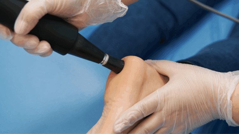 Stoßwellentherapie am Fuß als effektive Methode um Schmerzen zu lindern